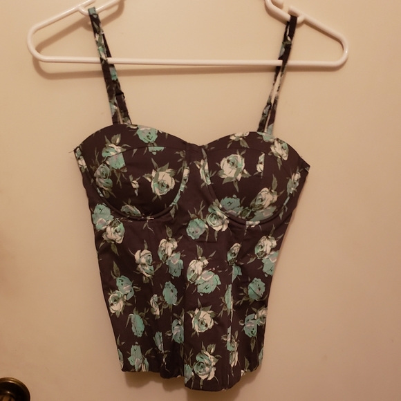 Floral Bustier Corset - Picture 1 of 2